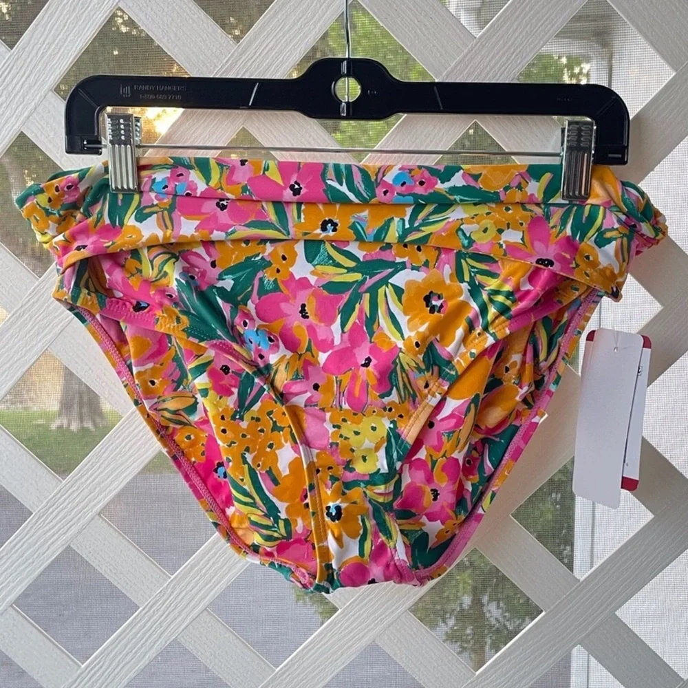 Anne Cole 3-way Convertible ‘Sunshine Floral’ Print Bottom - Picture 7 of 13